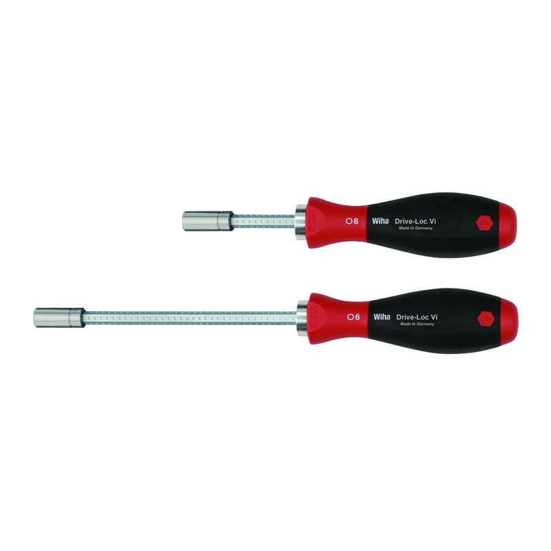 Magnetic Bit Holder with SoftFinish Ergonomic Handle and Adjustable Length for 1/4" Hex Bits